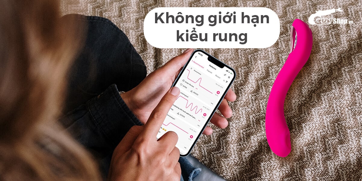 Máy massage Lovense Osci 2 điều khiển qua app kích thích điểm G chuẩn
