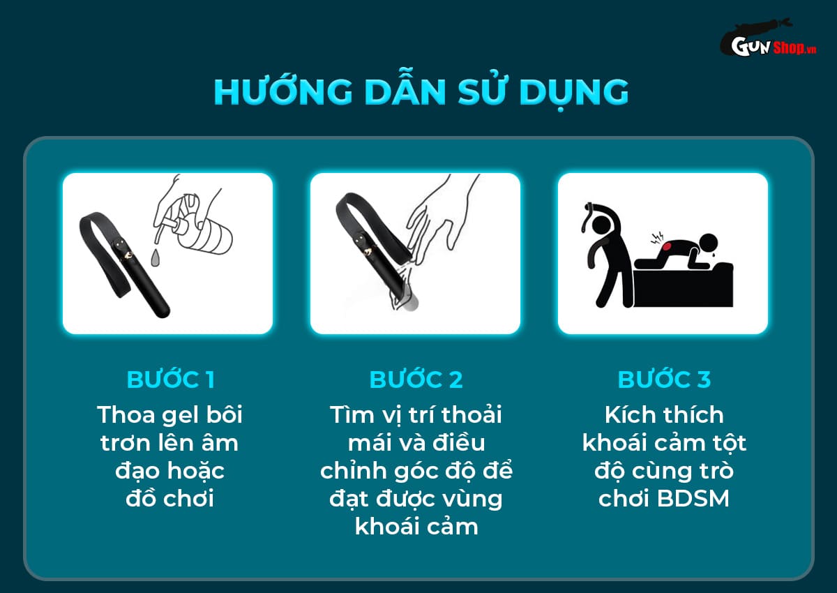 Máy massage S-Hande Whoohoo rung kết hợp roi da mềm