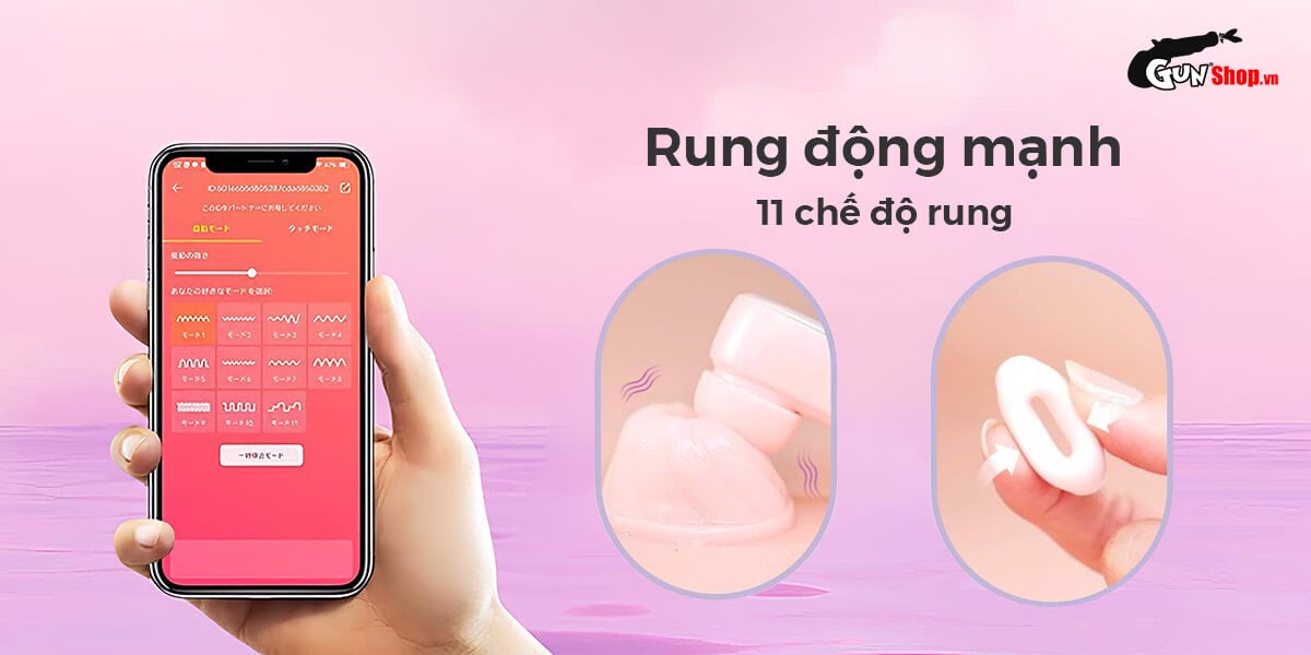 Máy massage Svakom Mimiki tai nghe rung hút điều khiển app đỉnh cao