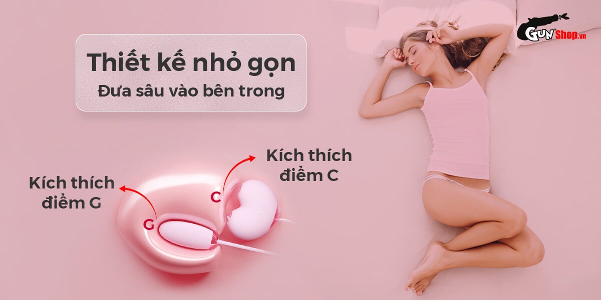 Máy bú mút Svakom Peach Dolphin 2 đầu rung massage kích thích mạnh