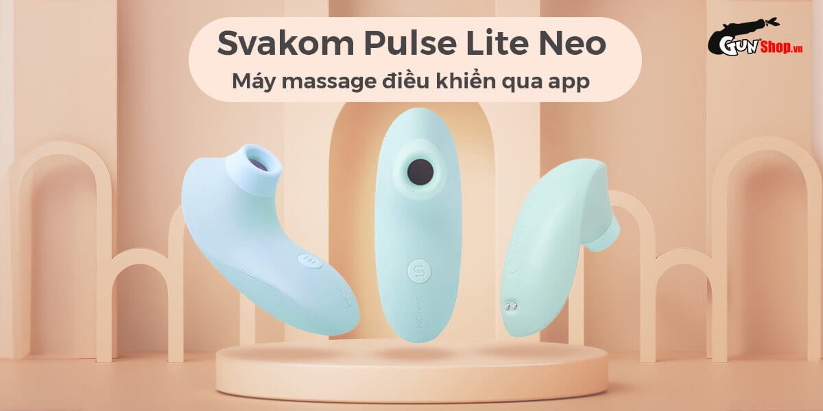 Máy massage điểm G Svakom Pulse Lite Neo bú hút Bluetooth chính hãng