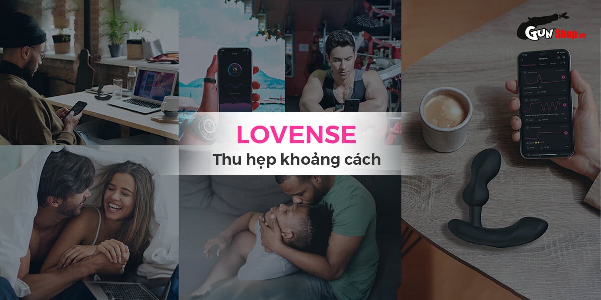 Máy massage tuyến tiền liệt Lovense Edge 2 hình chữ L điều khiển app