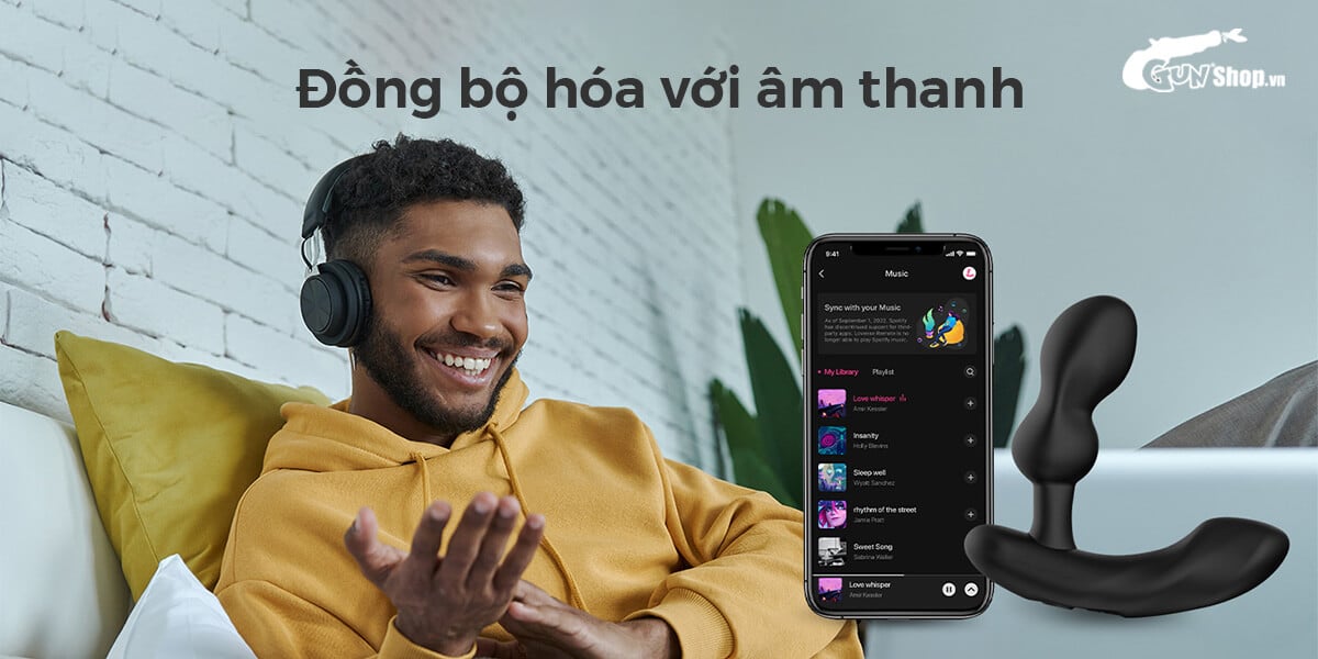 Máy Massage Tuyến Tiền Liệt Lovense Edge 2 App Kích Thích Mạnh Mẽ