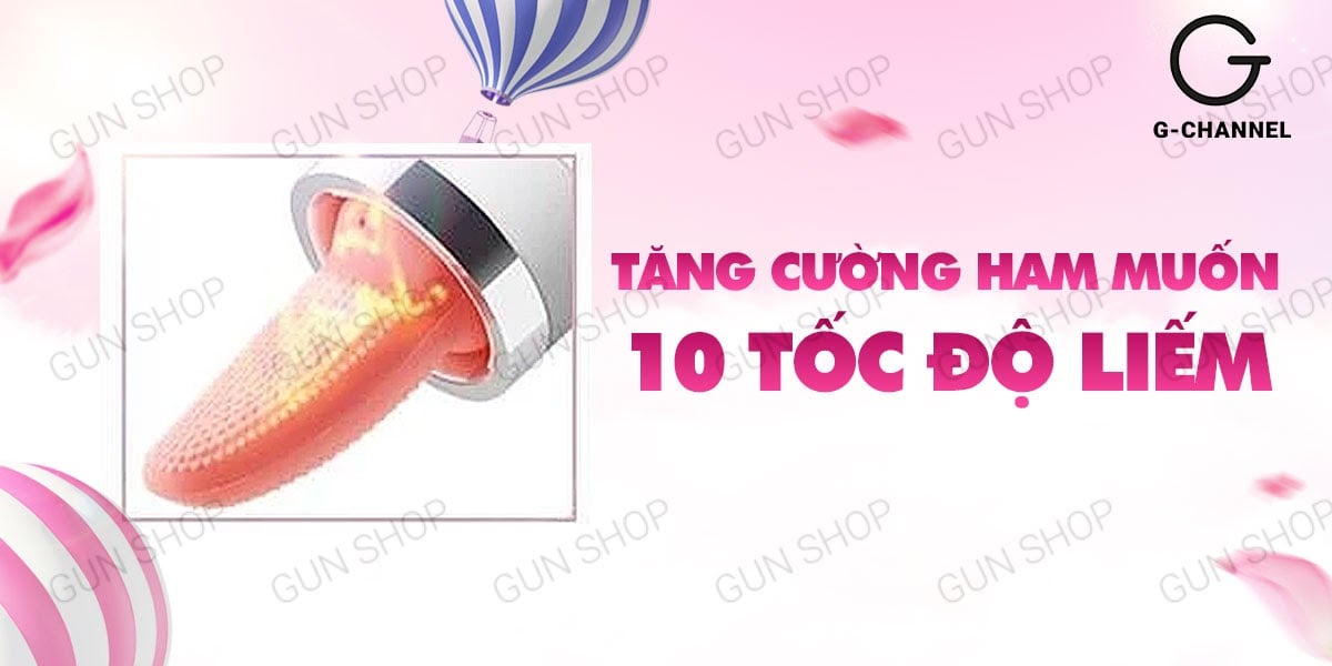 Phân phối Máy rung massage kích thích âm đạo có lưỡi giả hút liếm - Mizz Zee  loại tốt