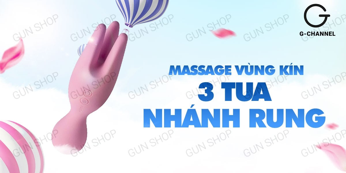 Máy rung Svakom Nymph 2 đầu sạc điện mạnh mẽ, kích thích sâu