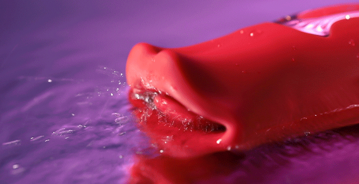 Máy rung miệng lưỡi 2 đầu massage âm đạo nữ cao cấp pin sạc