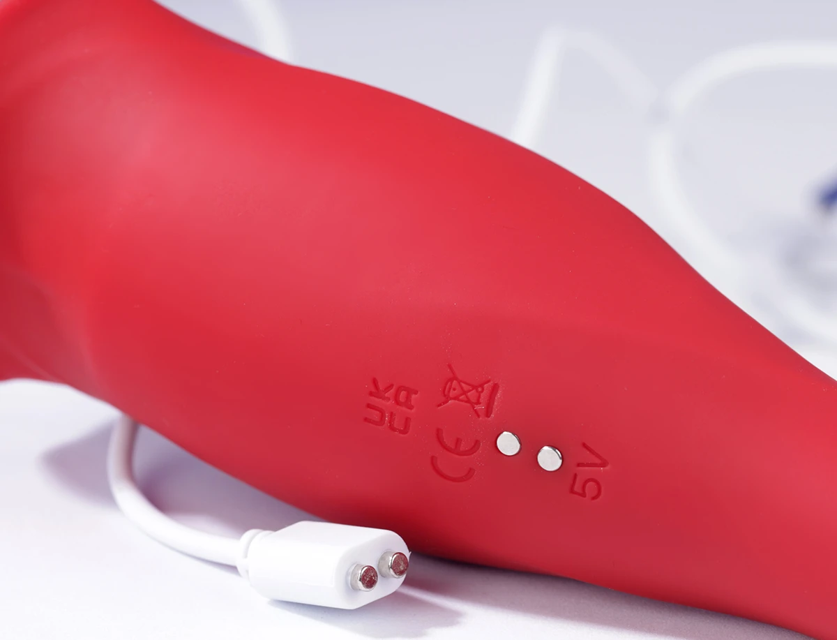 Máy rung miệng lưỡi 2 đầu massage âm đạo nữ cao cấp pin sạc