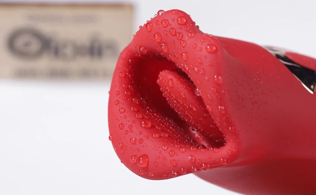 Máy rung miệng lưỡi 2 đầu massage âm đạo nữ cao cấp pin sạc