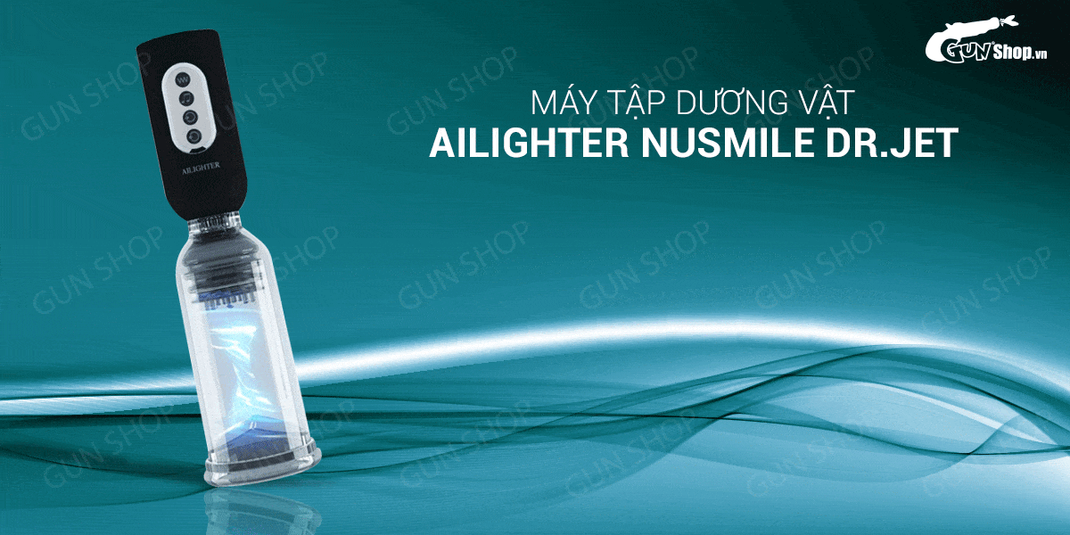 Máy tập dương vật tự động sạc nhanh Ailighter Nusmile Dr.Jet kích thích