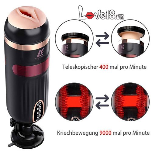 Máy Thủ Dâm Âm Đạo Giả FreeLander Cao Cấp Rung Thụt Đa Chức Năng