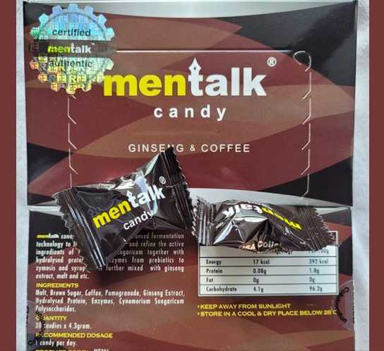 Kẹo nhân sâm Mentalk Candy tăng cường sinh lý mạnh mẽ kích thích ham muốn Kẹo nhân sâm Mentalk Candy tăng cường sinh lý mạnh mẽ kích thích ham muốn