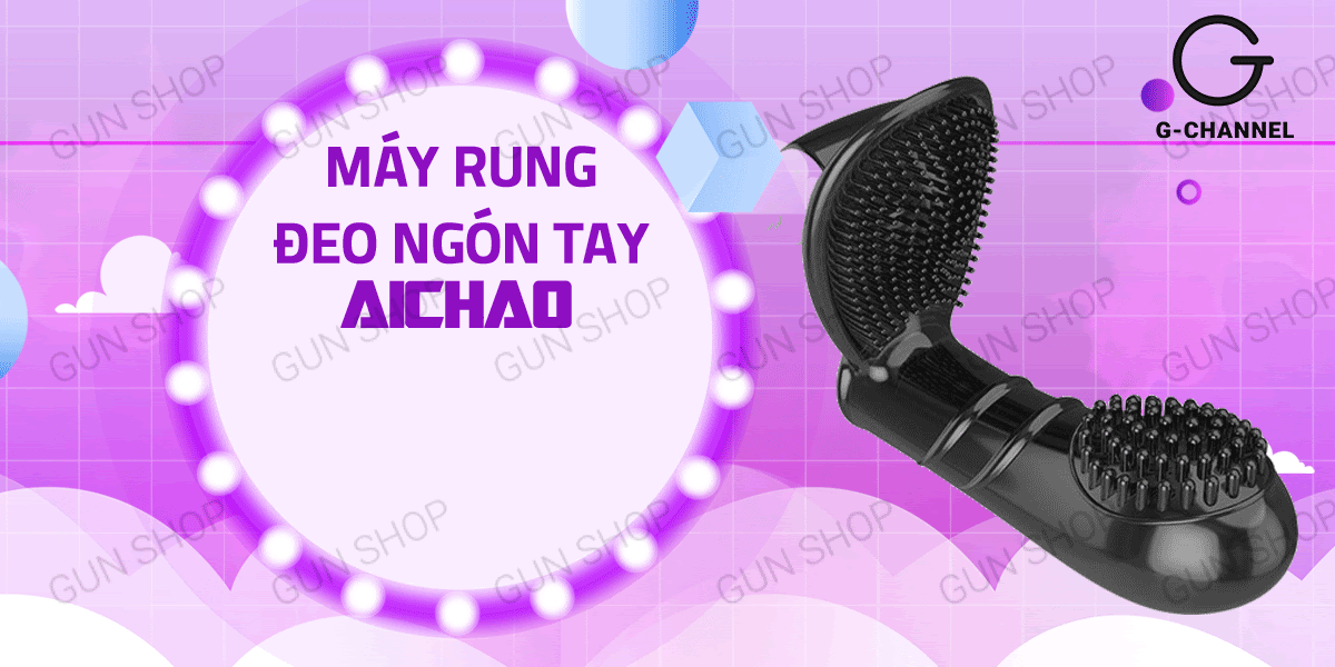 Ngón tay rung gai lớn Aichao mạnh mẽ dễ dùng giá tốt