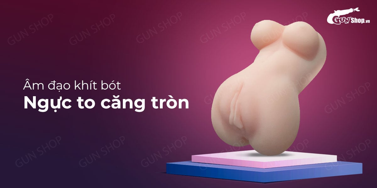 Ngực giả âm đạo silicon cao cấp mềm mịn thoải mái, tự nhiên