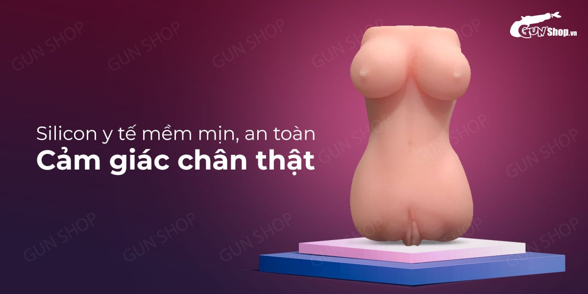 Ngực giả âm đạo silicon cao cấp mềm mịn thoải mái, tự nhiên