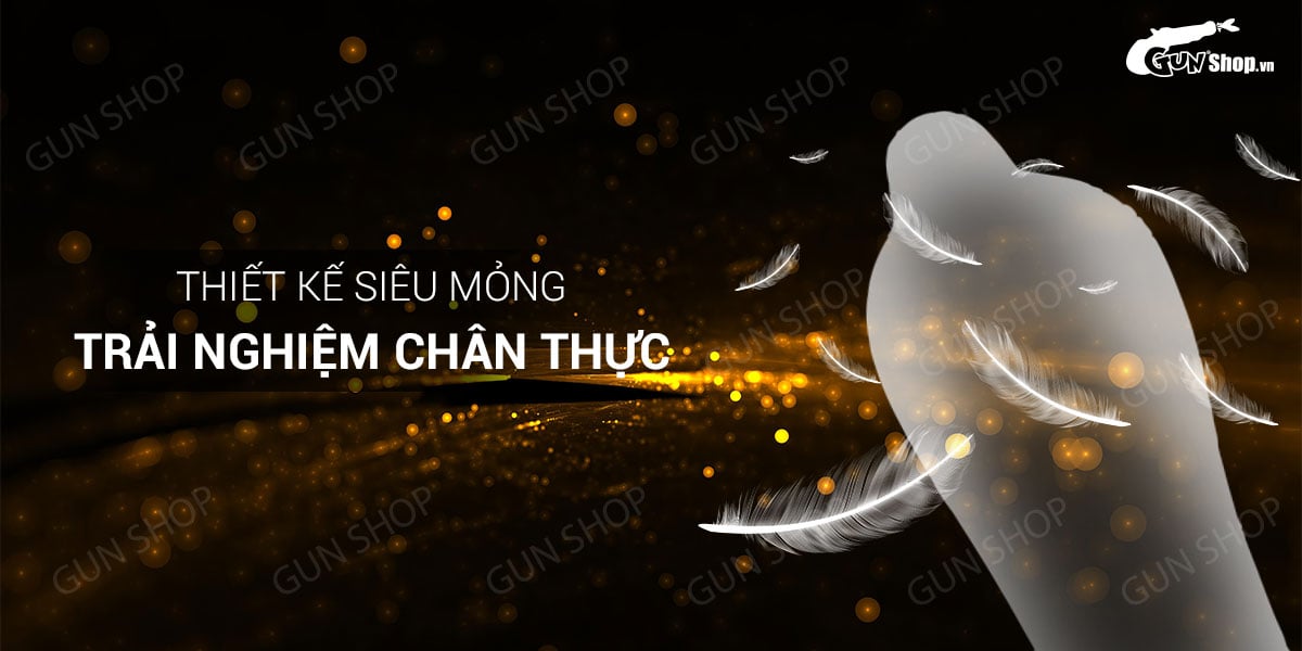 Bao cao su OLO siêu mỏng gân gai 0.01 kéo dài cực đỉnh 10 cái