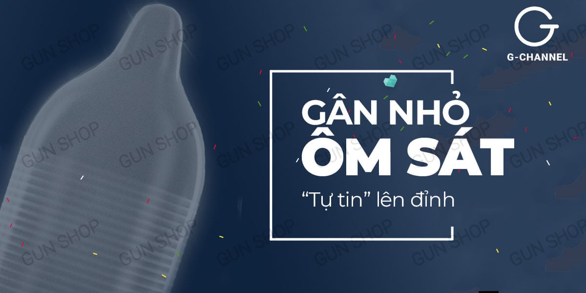 Bao cao su Usupita siêu mỏng gân nổi hộp 4 cái đảm bảo an toàn