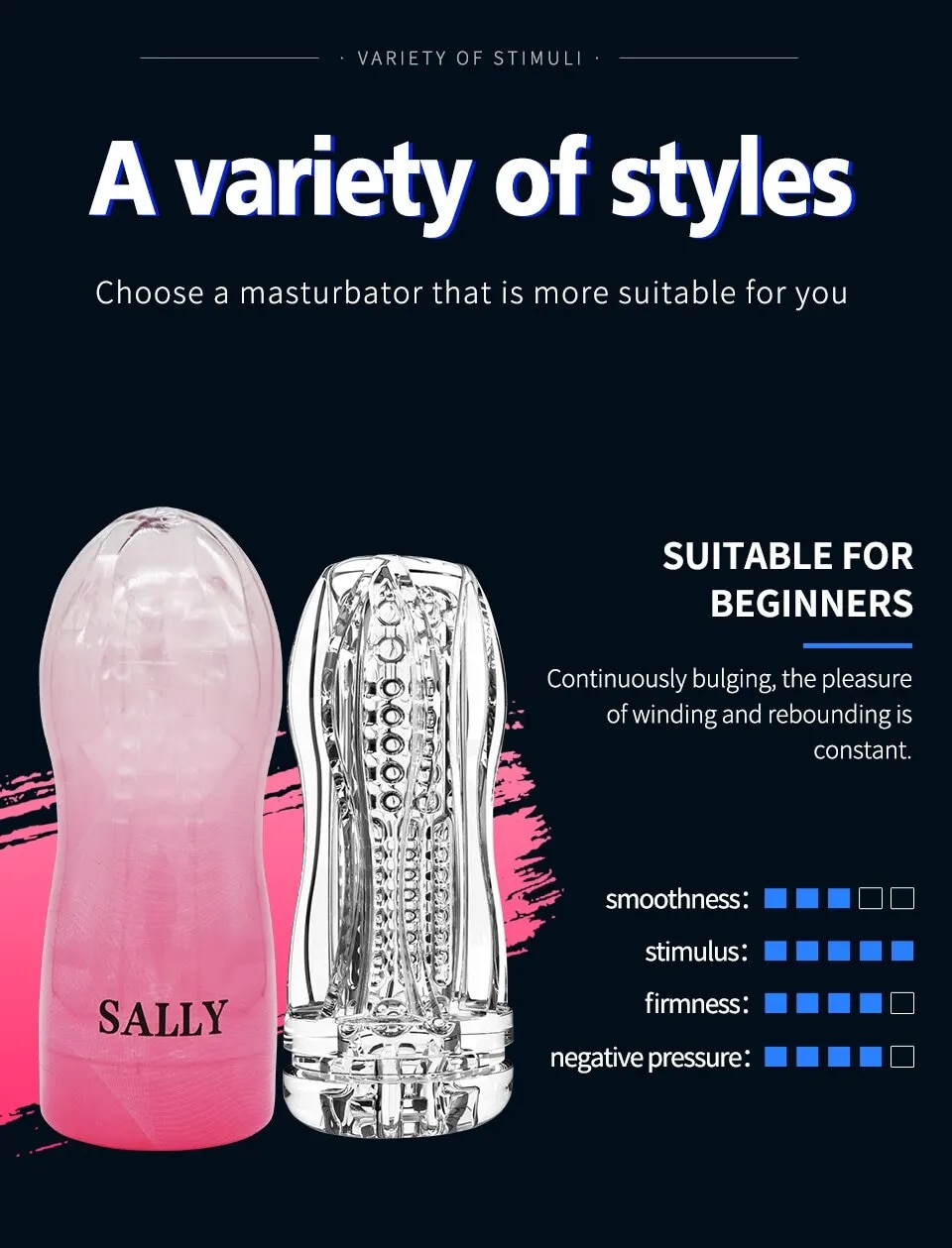 Cốc thủ dâm Dolly silicon trong suốt siêu mềm mại an toàn