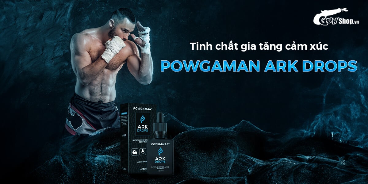 Bán Tinh chất gia tăng cảm xúc Powgaman Ark Drops - Chai 30ml hàng xách tay