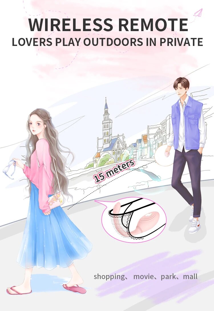 Trứng rung sốc điện WoWYes nhỏ gọn điều khiển từ xa tiện lợi