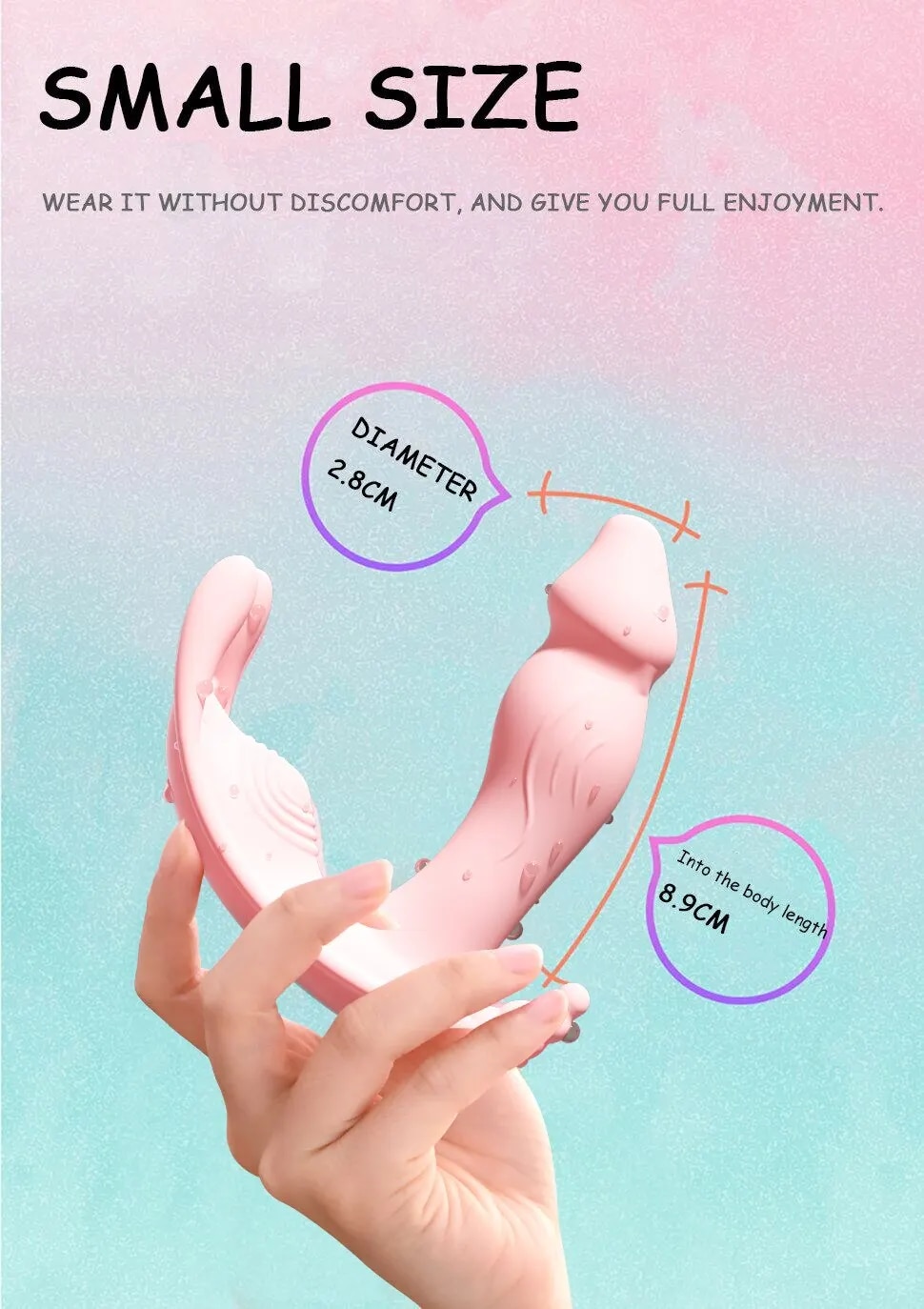 Quần lót rung điều khiển từ xa Wireless Remote Dương vật giả tiện dụng