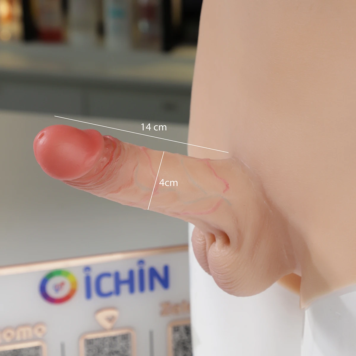 Quần silicone mềm mại dương vật giả rỗng ruột Jiuai giá tốt