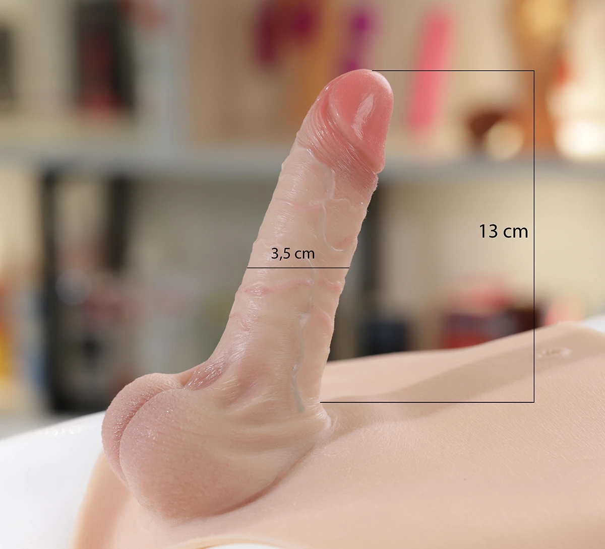 Quần silicone lót nhung Jiuai gắn dương vật giả đặc ruột cho Les Quần silicone lót nhung Jiuai gắn dương vật giả đặc ruột cho Les