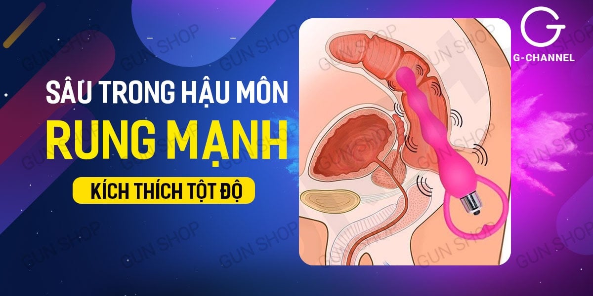 Que rung hậu môn Blade silicon mềm chống nước 15cm rung mạnh