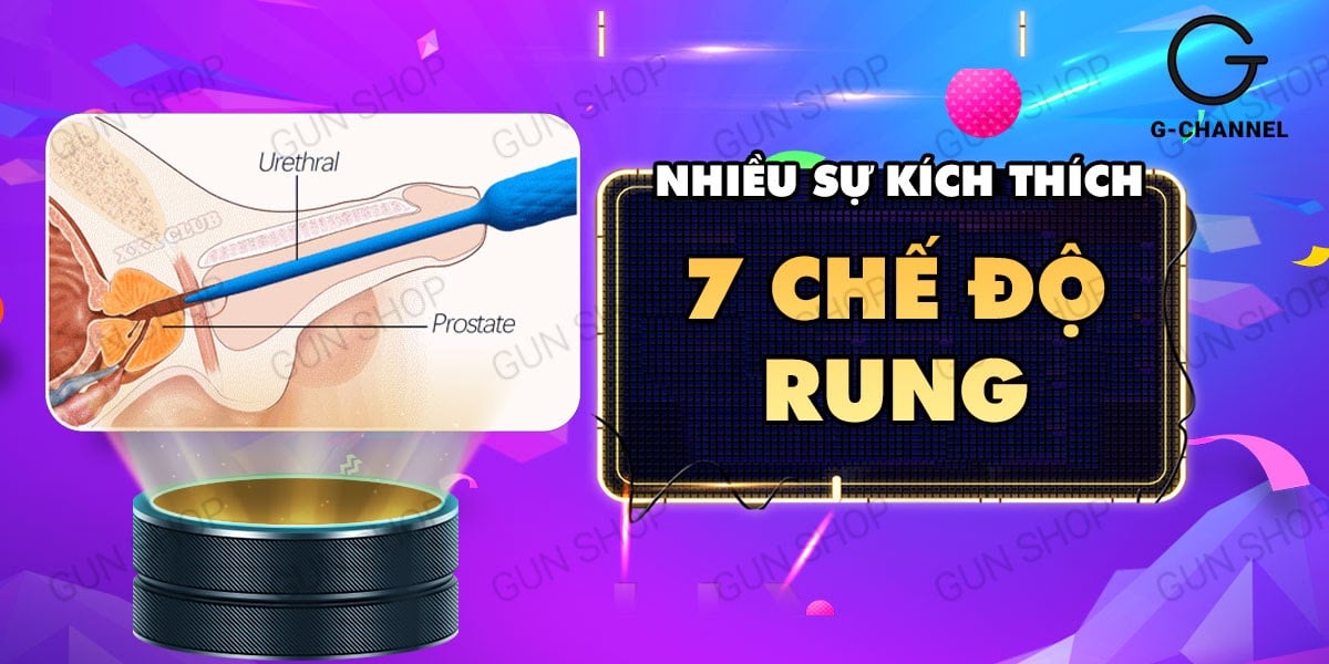 Shop bán Que rung kích thích niệu đạo cho nam 7 chế độ rung pin - Leten  chính hãng