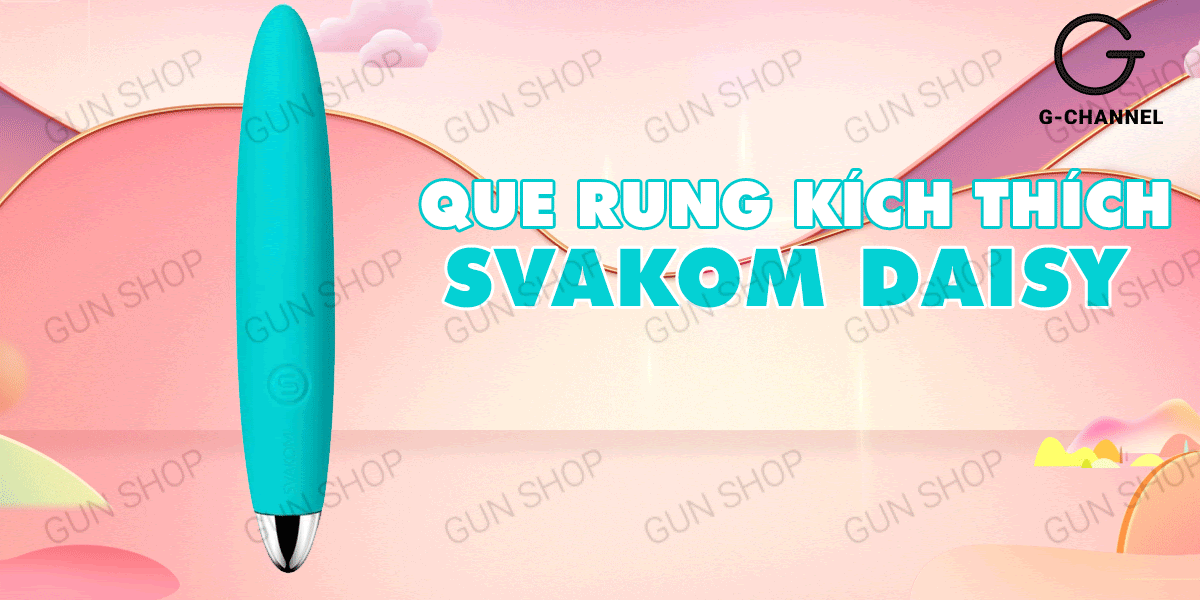 Que rung Svakom Daisy nhỏ gọn sạc pin mạnh mẽ tiện lợi