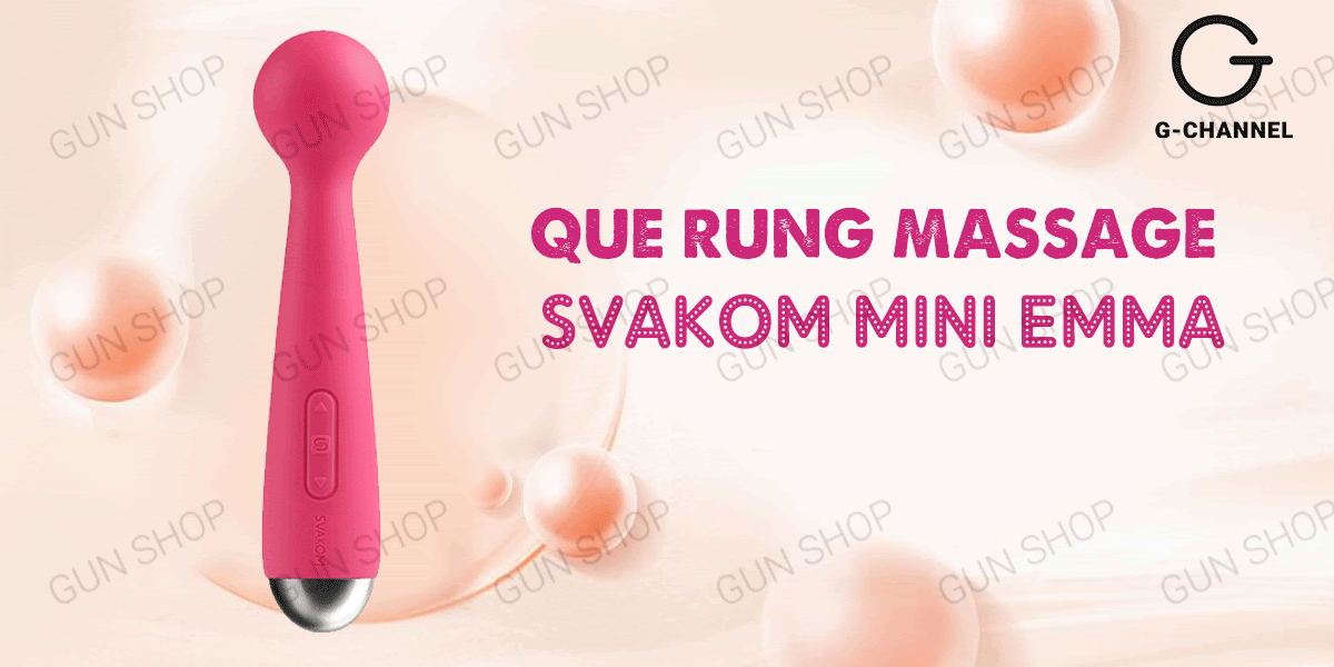 Que rung điểm G Svakom Mini Emma sạc điện mạnh mẽ kích thích