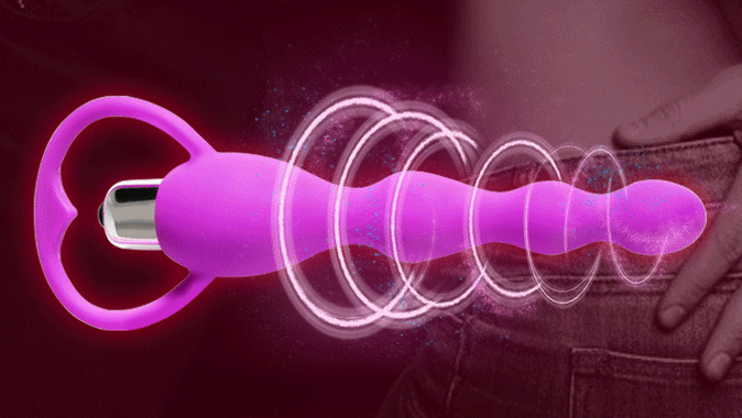 Que rung hậu môn Blade silicon mềm chống nước 15cm rung mạnh