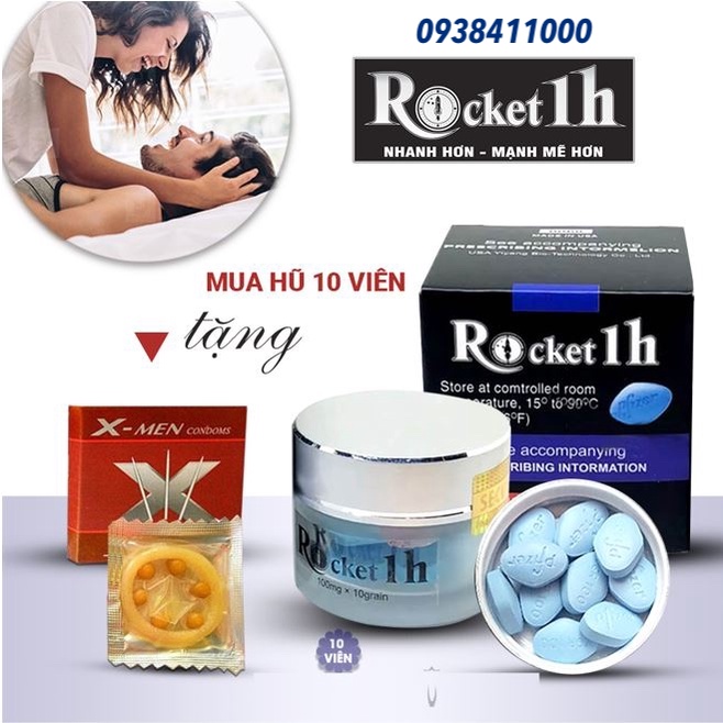 Rocket 1h Mỹ chính hãng viên uống tăng cường sinh lý kéo dài thời gian Nam giới mạnh mẽ