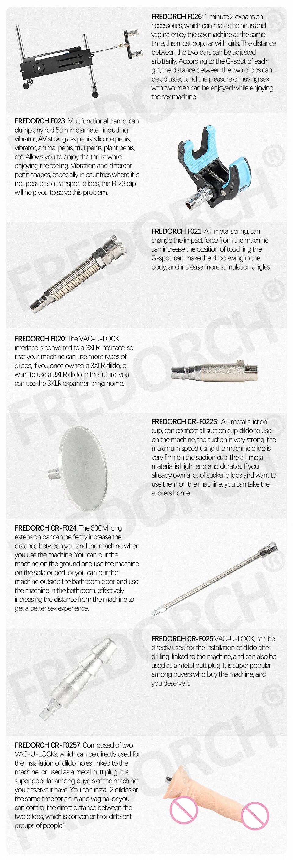 Máy làm tình tự động 2 đầu FREDORCH F21S điều khiển app giá tốt