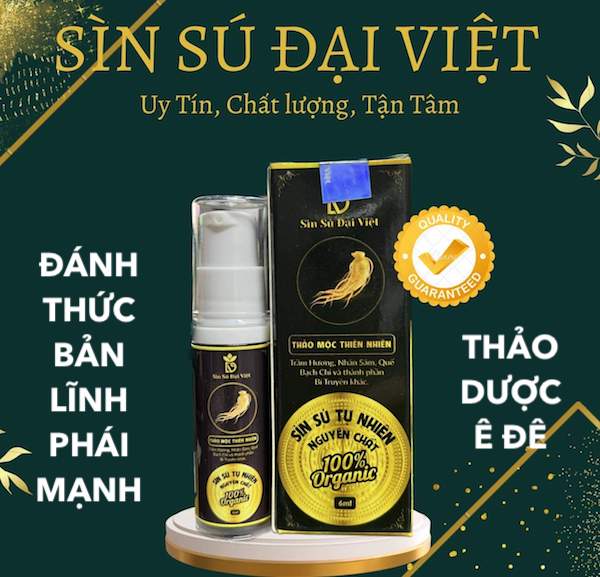 Sìn sú Đại Việt 6ml cao thảo dược xịt chống xuất tinh sớm chính hãng