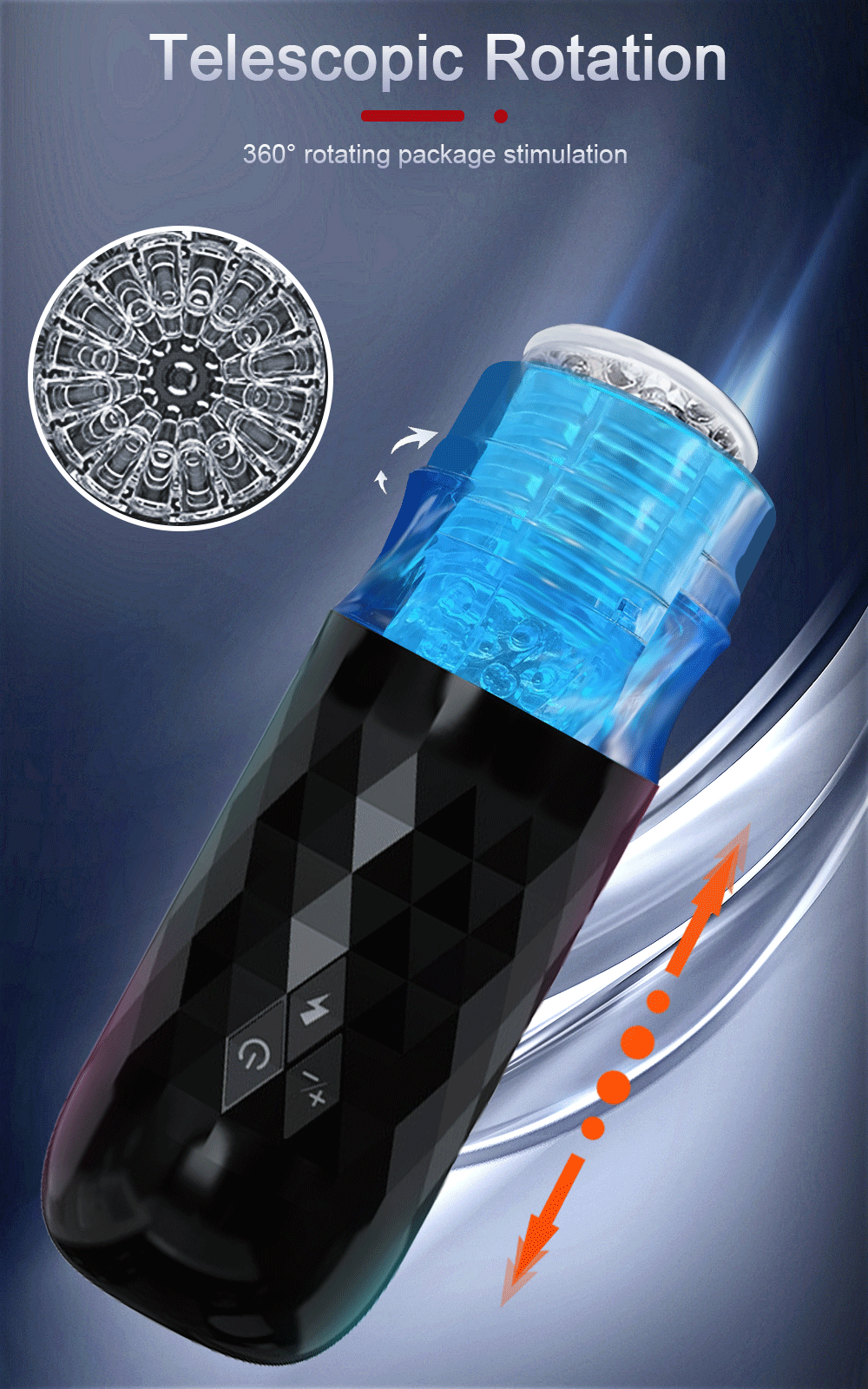 Máy thủ dâm tự động Masturbator đa năng rung thụt xoay tròn dễ chịu