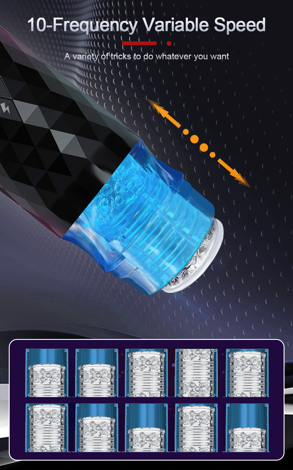 Máy thủ dâm tự động Masturbator đa năng rung thụt xoay tròn dễ chịu