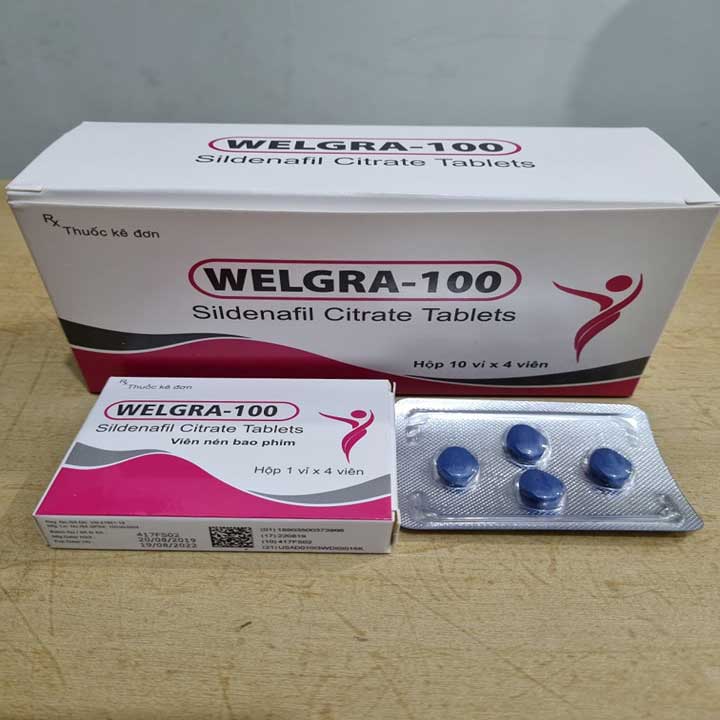 Nơi bán Viên uống cương dương ấn độ Welgra 100mg tăng cường sinh lý nam giới tốt nhất  giá sỉ