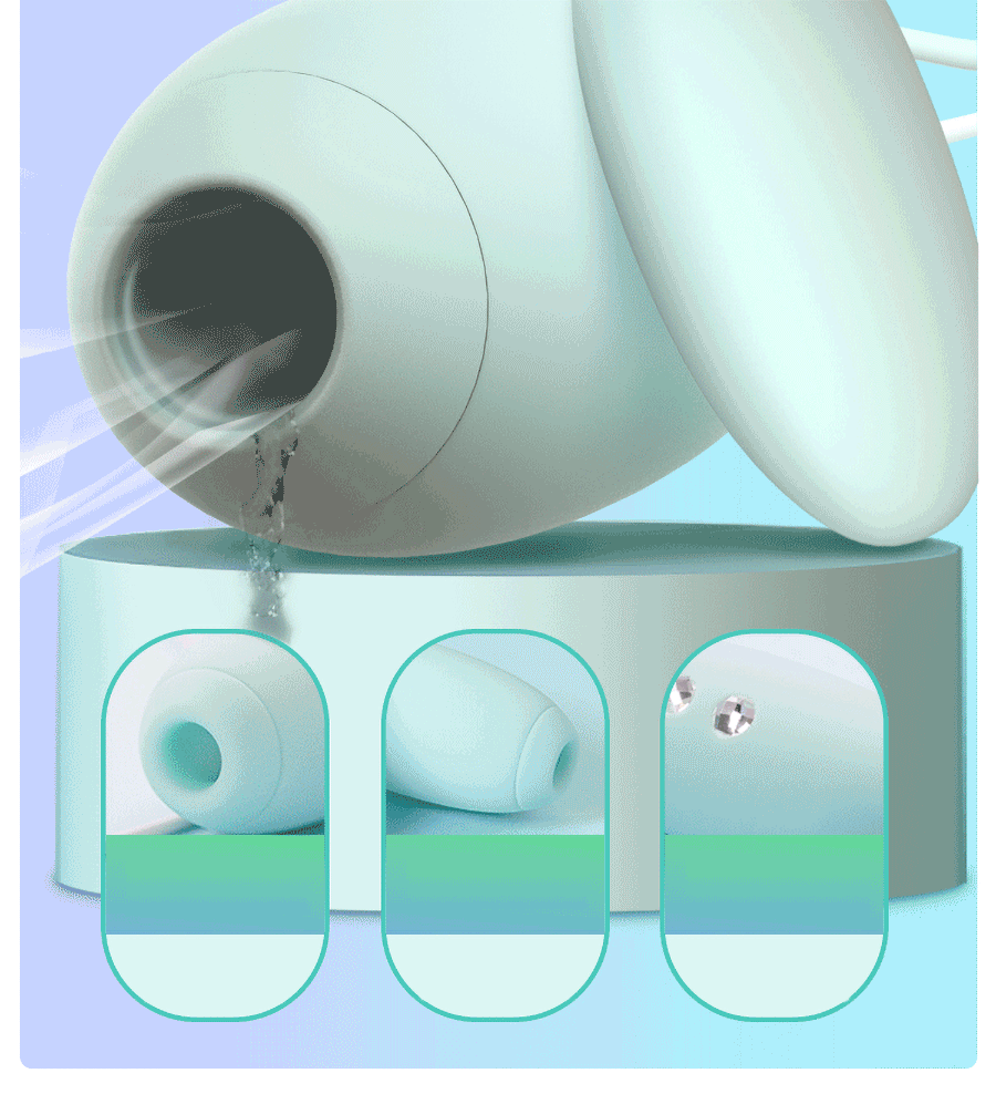 Trứng Nhảy 2 cục rung hút âm đạo Kis Toy Miss USA cao cấp