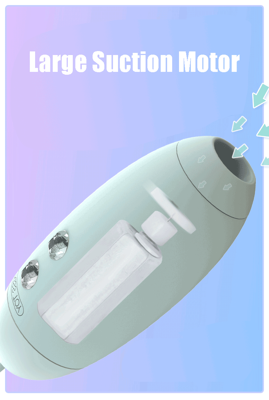 Trứng Nhảy 2 cục rung hút âm đạo Kis Toy Miss USA cao cấp