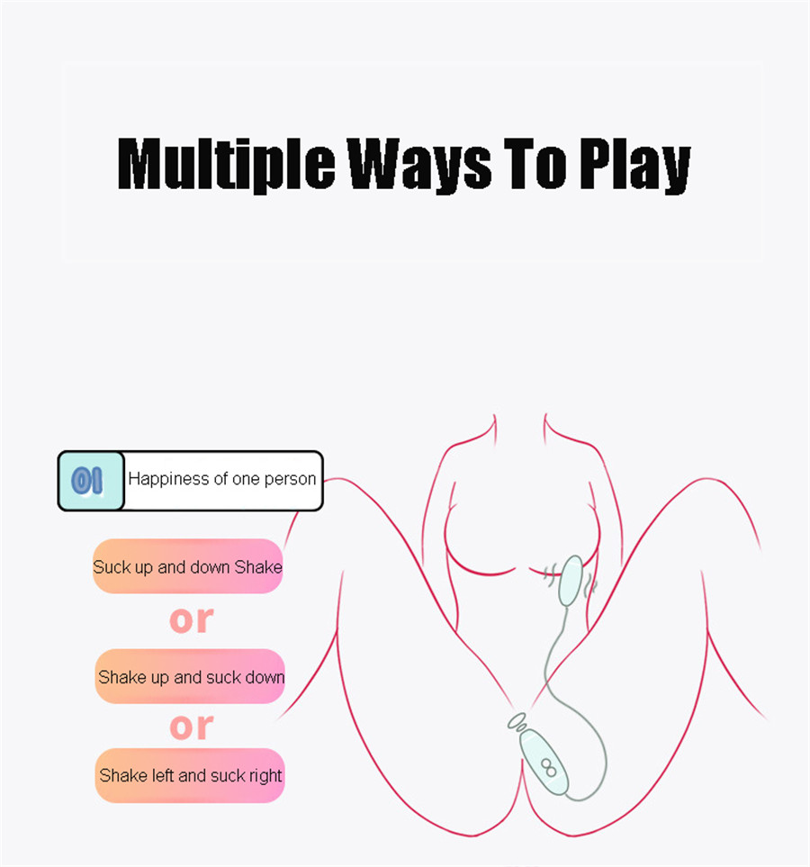 Trứng Nhảy 2 cục rung hút âm đạo Kis Toy Miss USA cao cấp