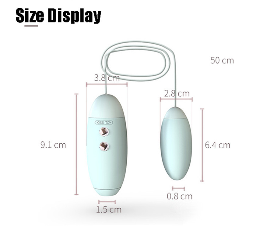 Trứng Nhảy 2 cục rung hút âm đạo Kis Toy Miss USA cao cấp