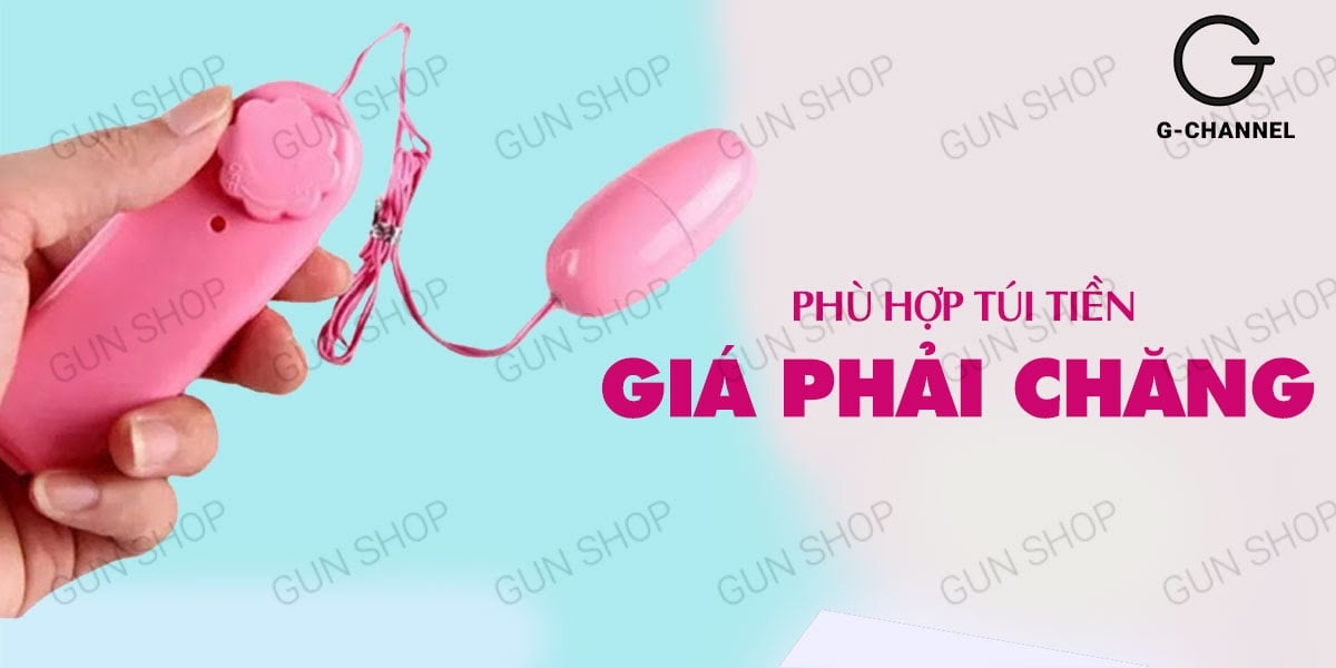 Trứng rung mini 1 đầu dây pin giá tốt đồ chơi tình yêu