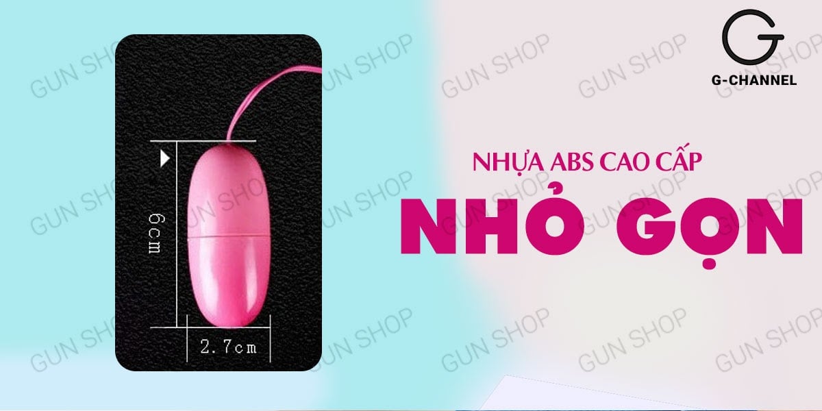 Trứng rung mini 1 đầu dây pin giá tốt đồ chơi tình yêu