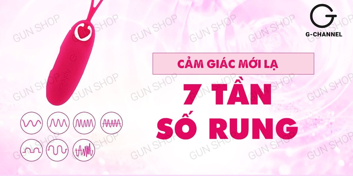 Trứng rung 1 đầu không dây sạc điện Aphojoy siêu hot giá tốt