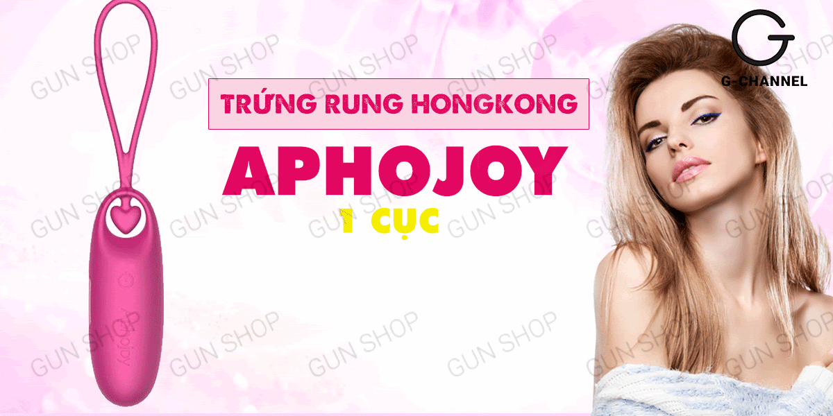 Trứng rung 1 đầu không dây sạc điện Aphojoy siêu hot giá tốt