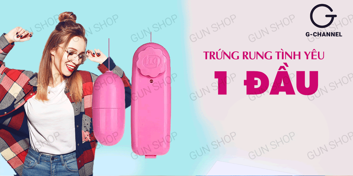 Trứng rung mini 1 đầu dây pin giá tốt đồ chơi tình yêu