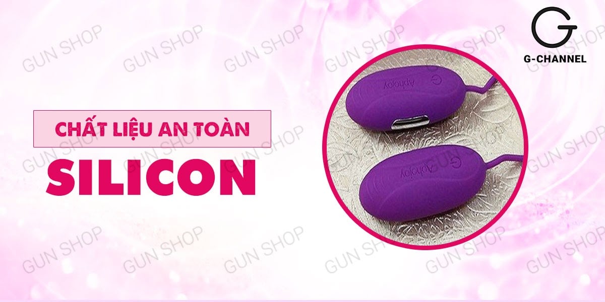 Trứng rung đôi sạc điện Aphojoy đỉnh cao, kích thích cực mạnh