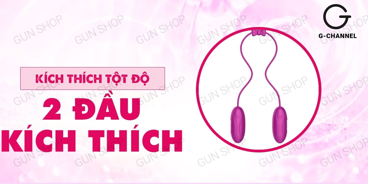Trứng rung đôi sạc điện Aphojoy đỉnh cao, kích thích cực mạnh