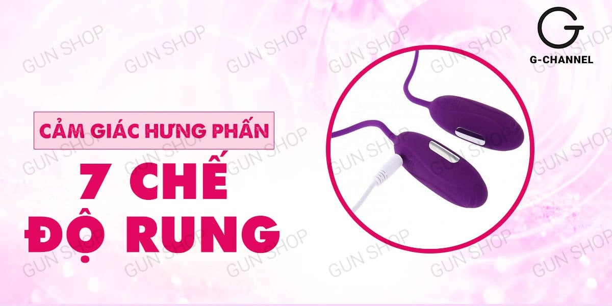 Trứng rung đôi sạc điện Aphojoy đỉnh cao, kích thích cực mạnh