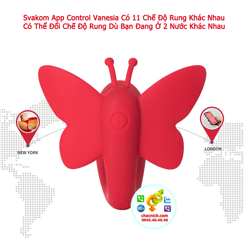 Máy rung cánh bướm Vanesia đa chức năng điều khiển App rung mạnh kích thích Máy rung cánh bướm Vanesia đa chức năng điều khiển App rung mạnh kích thích